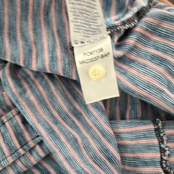 Faherty Men’s salt wash Indigo Polo XL - Picture 3 of 7